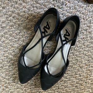 Anne Klein Sport Leather Flats